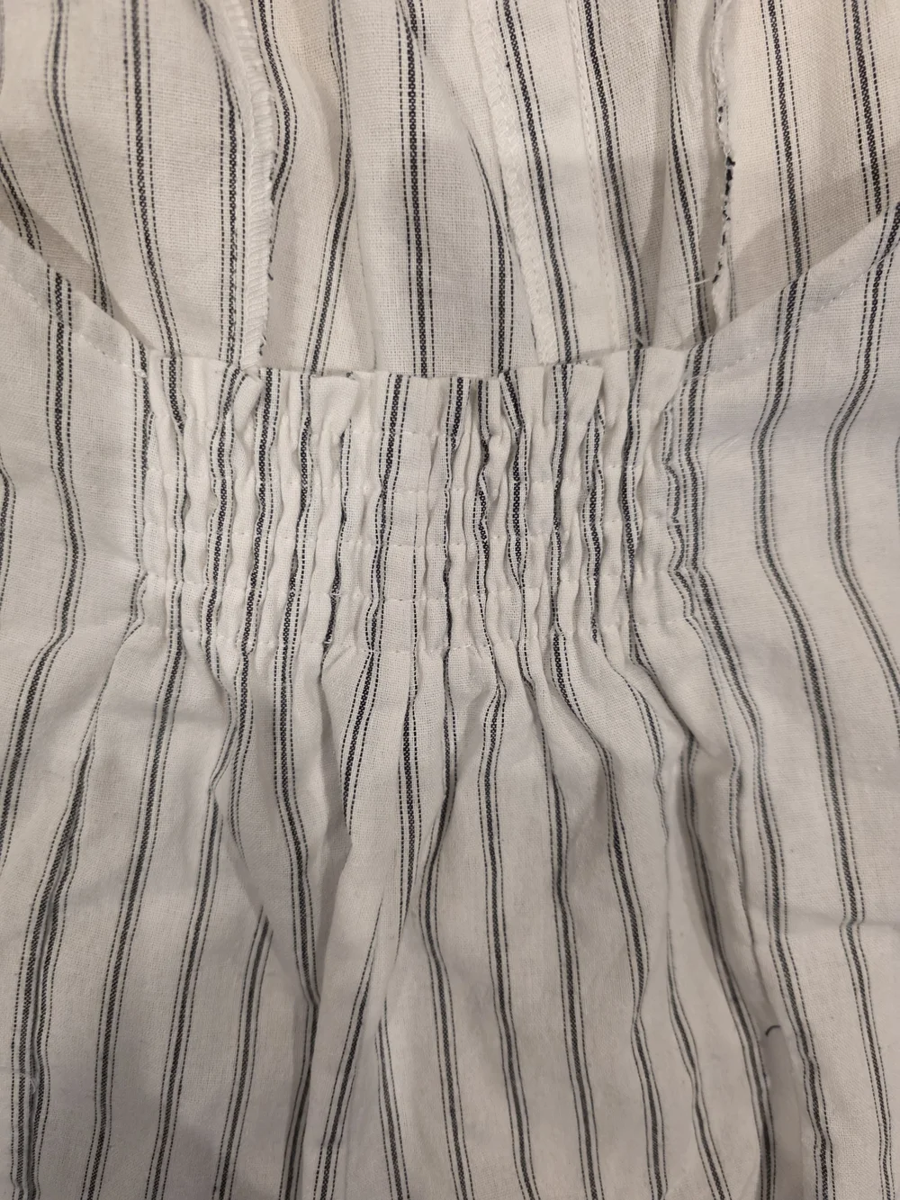 Emory Park Striped Halter Wide-Leg Jumpsuit — White & Navy